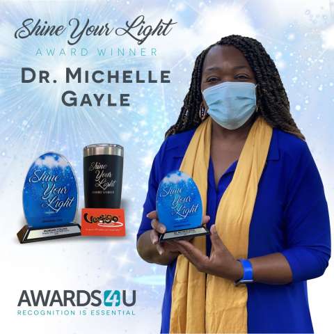 Shine Your Light Award Winner Dr. Michelle Gayle