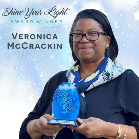 Shine Your Light Winner Veronica McCrackin