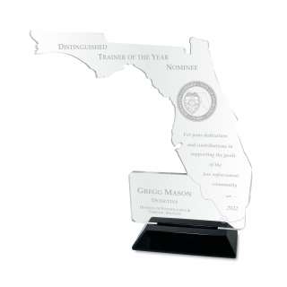 Florida Shaped Acrylic Award