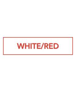 Color: White/Red
